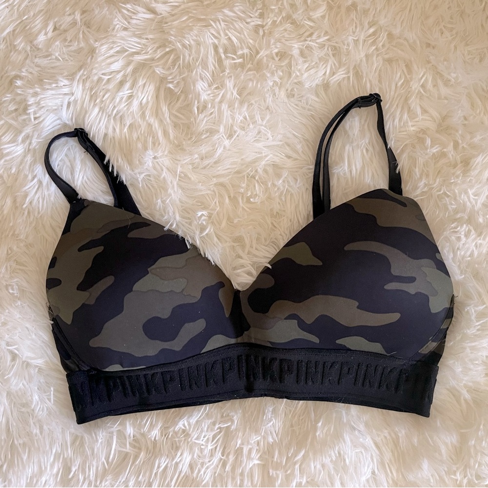 PINK Victoria’s Secret Wear Everywhere Witeless Lightiy Lined Bra